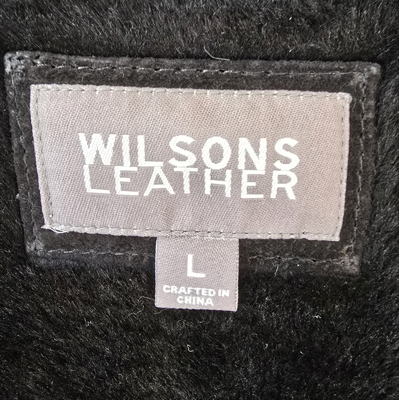 MEN'S WILSONS LEATHER/SUEDE JACKET - Picture 7 of 10